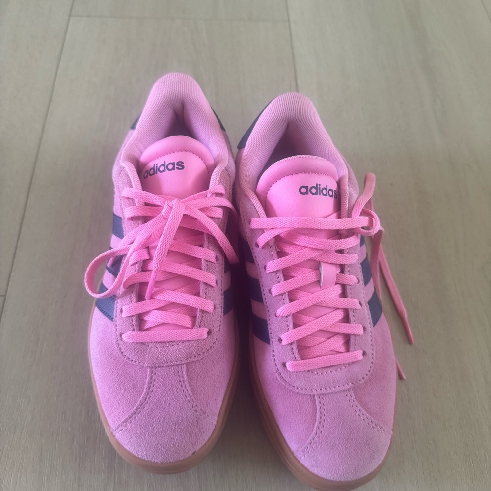 Adidas Pink Suede Women's Sneakers